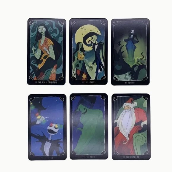 Nightmare Before Christmas Tarot 78 Card Deck NWT - Picture 2 of 5